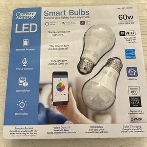 Feit Electric Smart Lightbulbs (2pk)